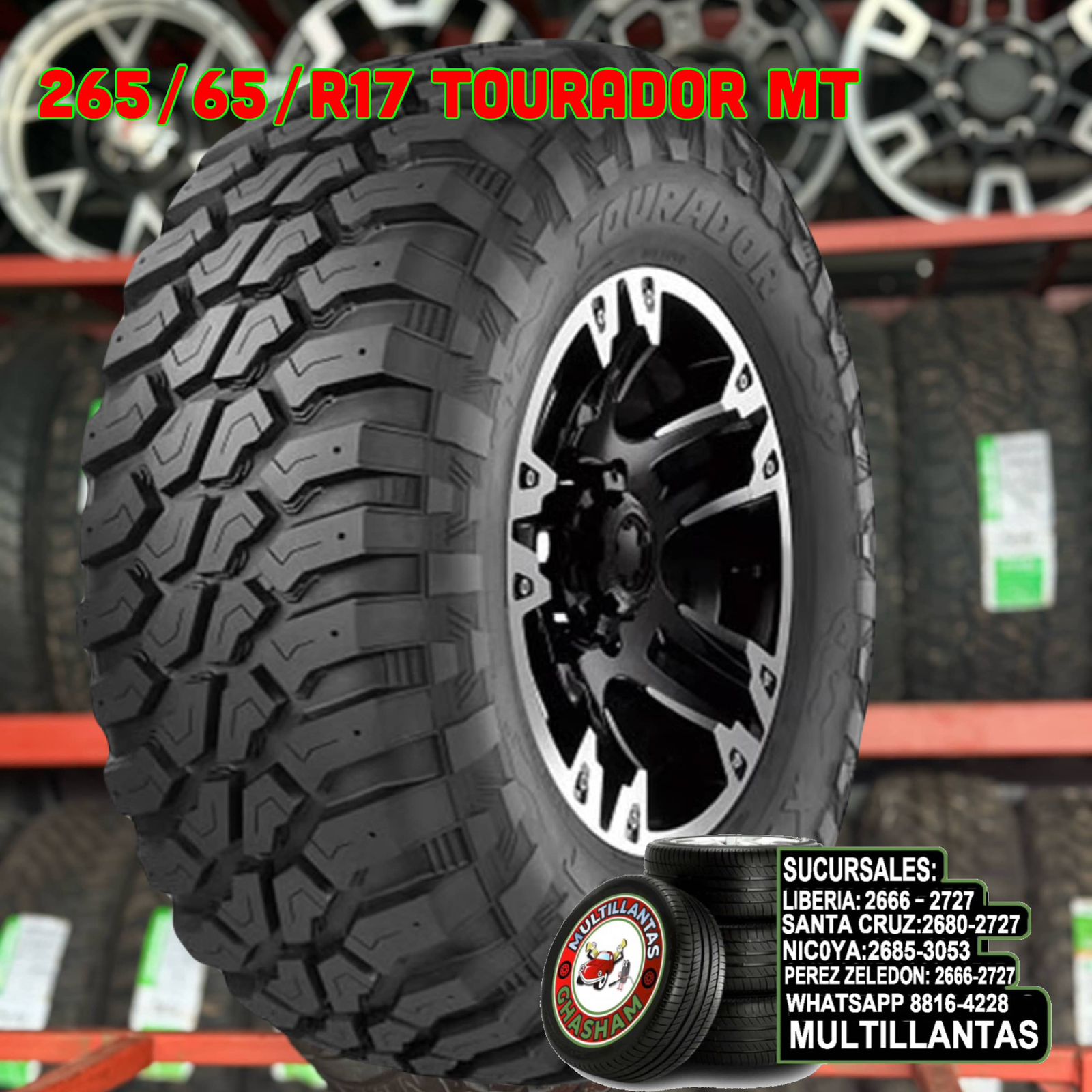 265/65/R17 MT-LT TOURADOR 10PR